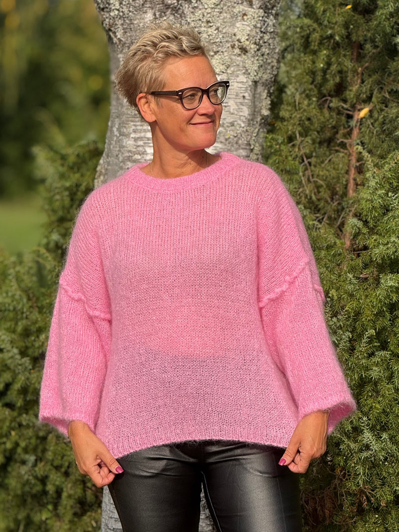 Mohairneule Annilii Pinkki