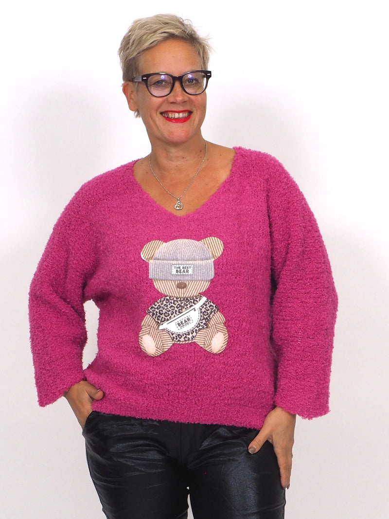 Neulepusero Nalle Fuxia