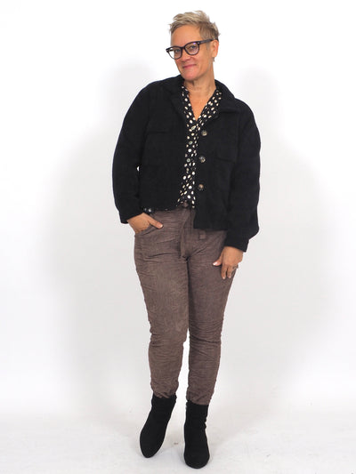 Pehmojakku Nella Musta