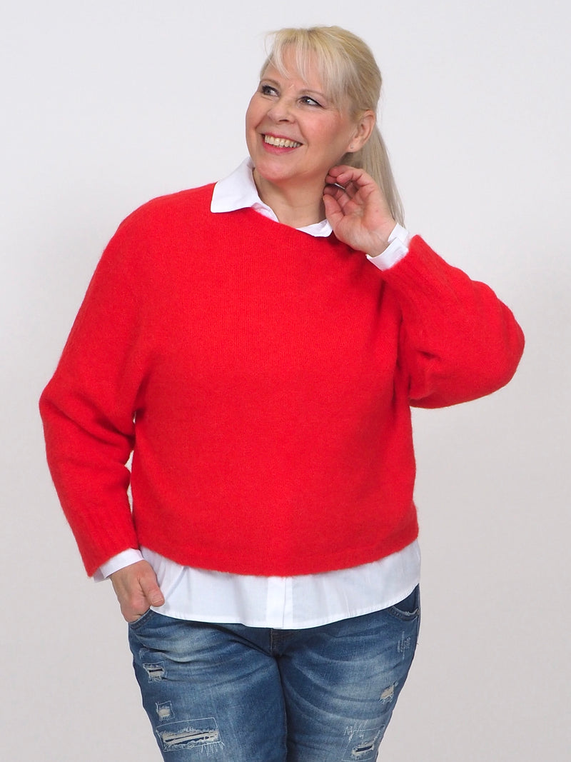 Alpakkaneule Gabriele Red