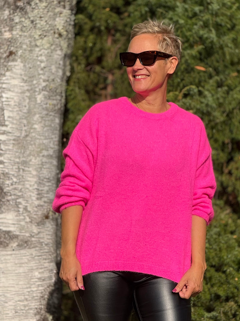 Alpakkaneule Fanny Pinkki