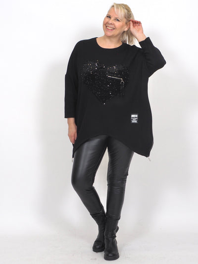 Paljettisydän Tunika XL