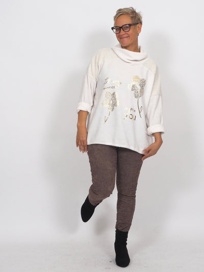 Velourtunika Inspire Valkoinen