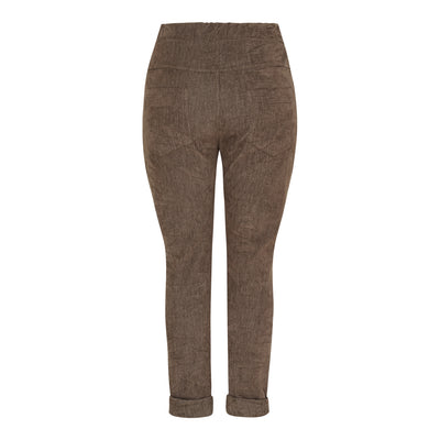 Marta du Chateau vakosamettihousu Pecan Taupe