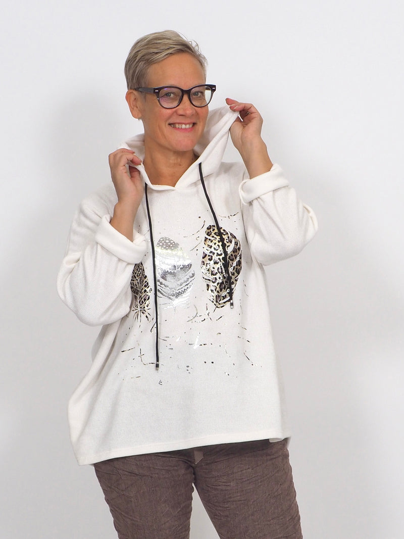 Velourtunika Sulat Valkoinen