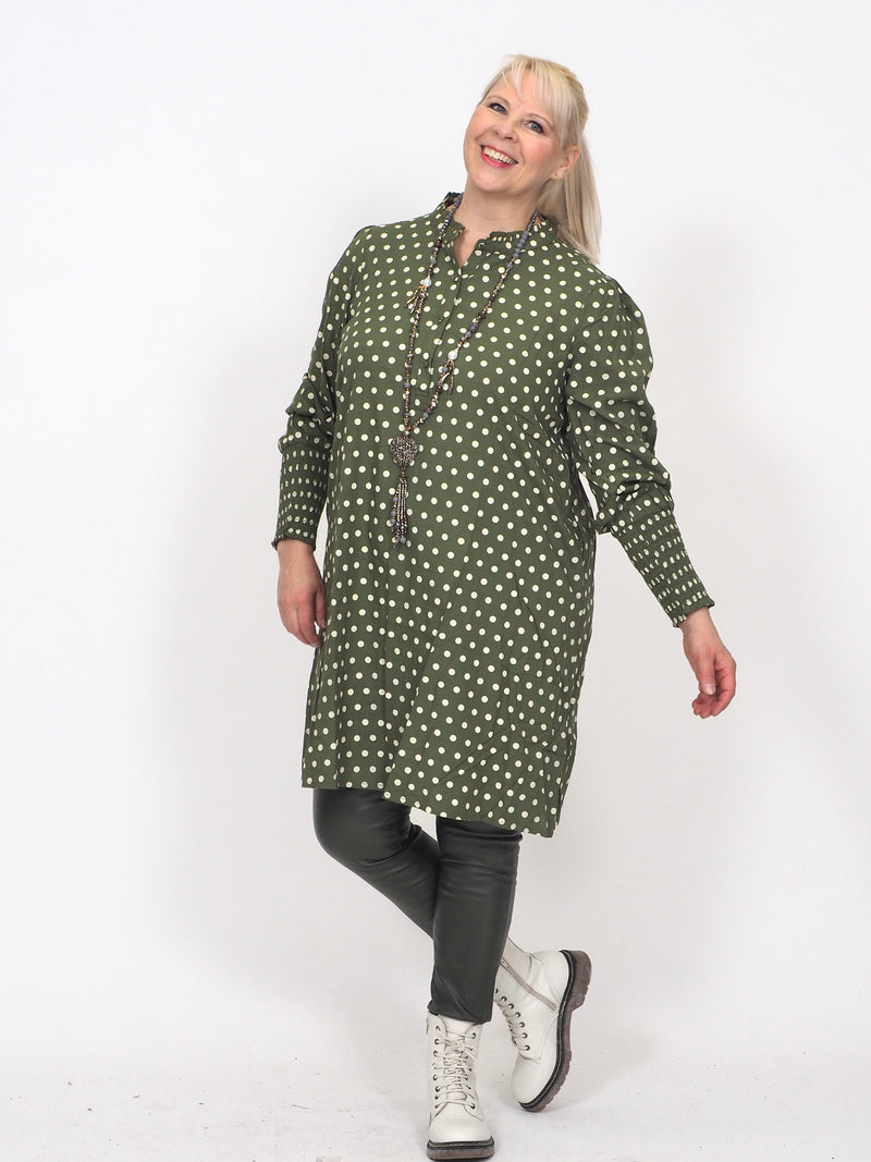 Zeze Viskoositunika Dottie 639 Vihreä