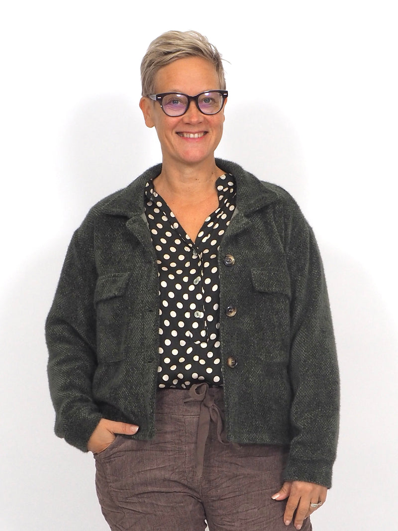 Pehmojakku Nella Vihreä