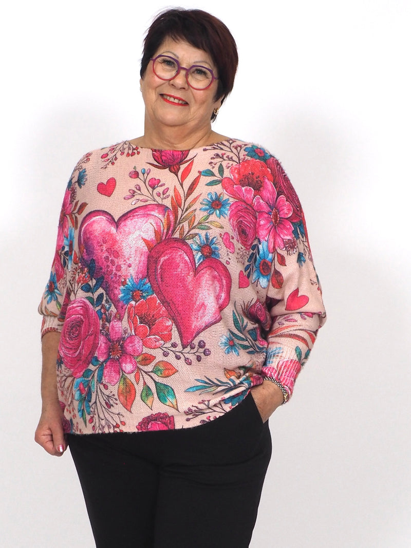 Neulepusero Pink Heart