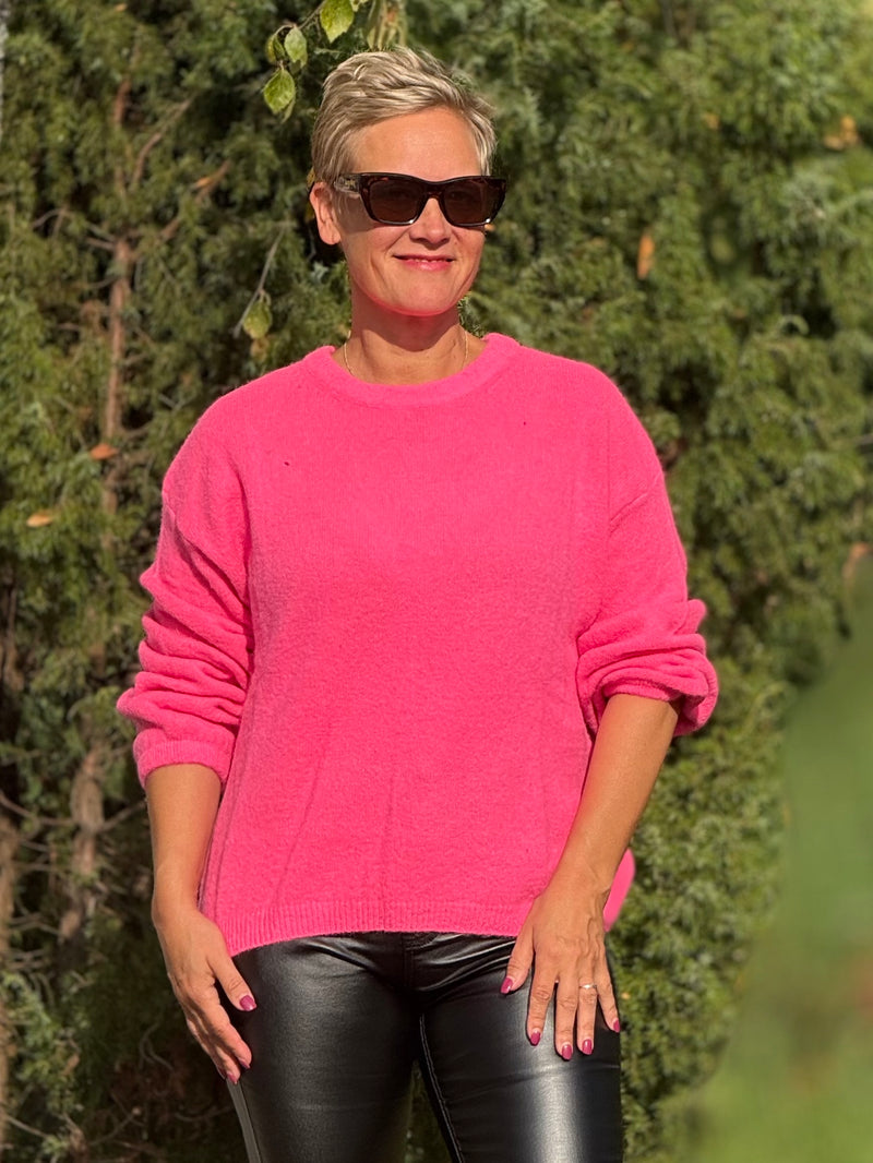 Alpakkaneule Fanny Coral Pink
