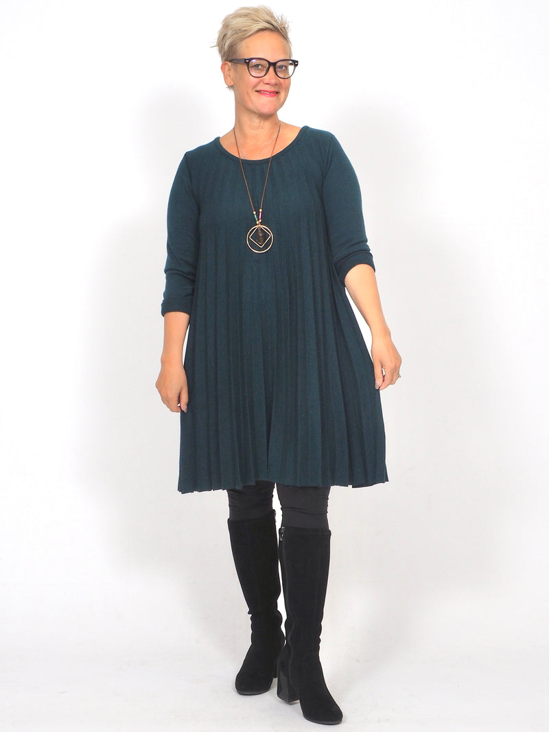 Pliseerineulosmekko Carlotta