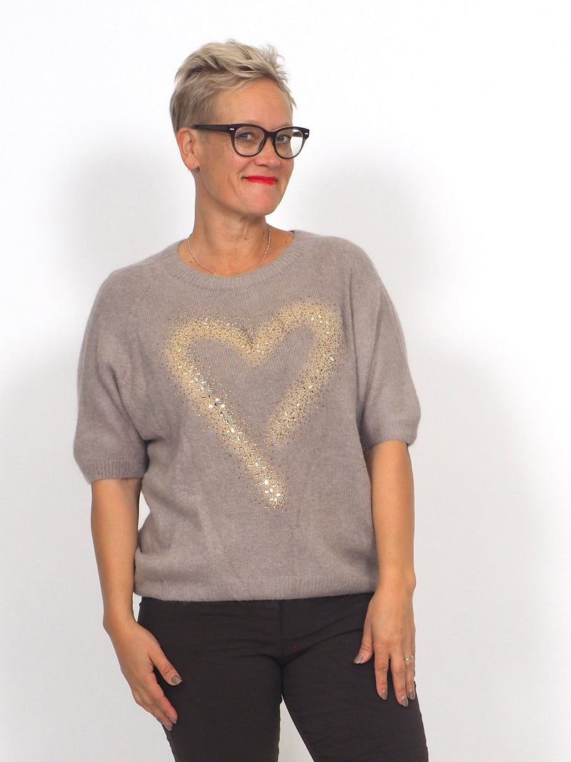 Neule Heart Sand