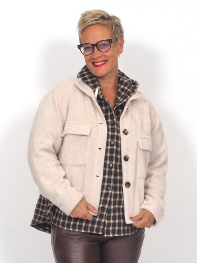 Flanellihuppari Marie Ruskea