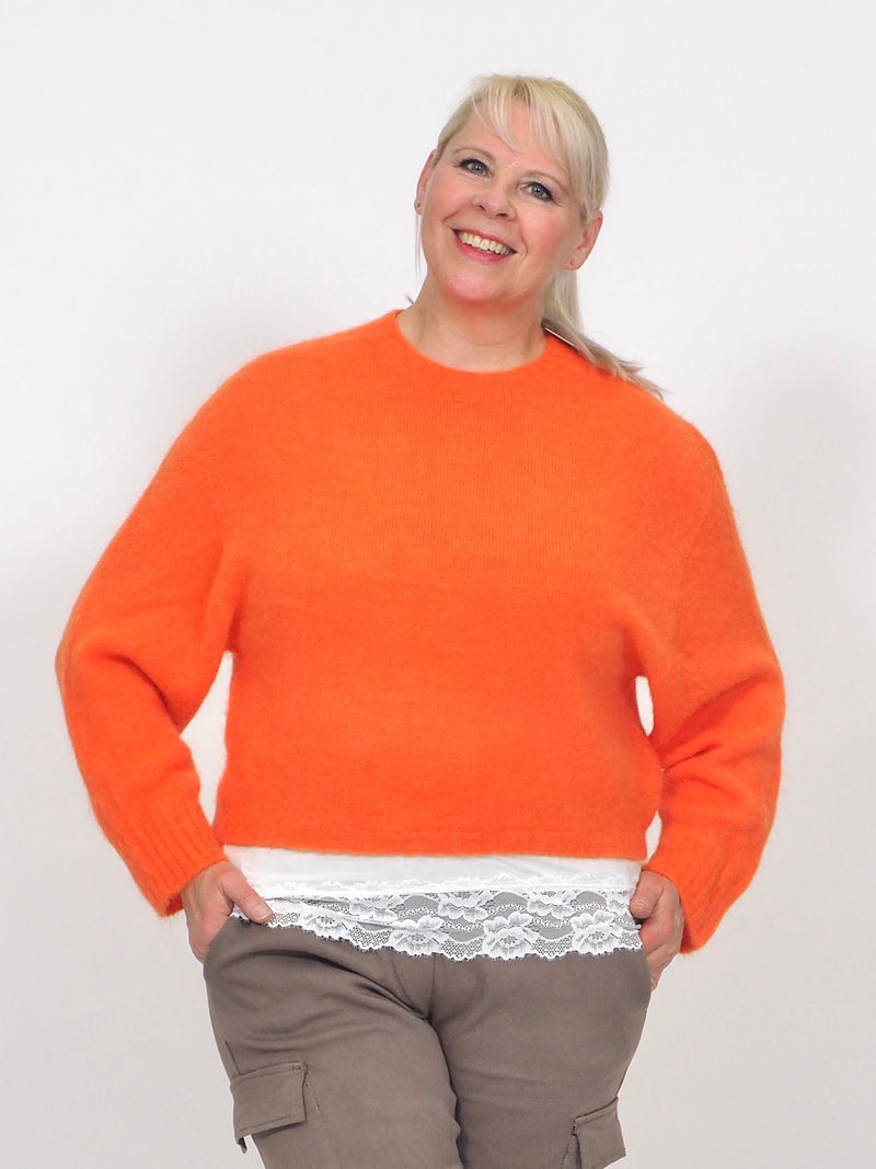 Alpakkaneule Gabriele Orange