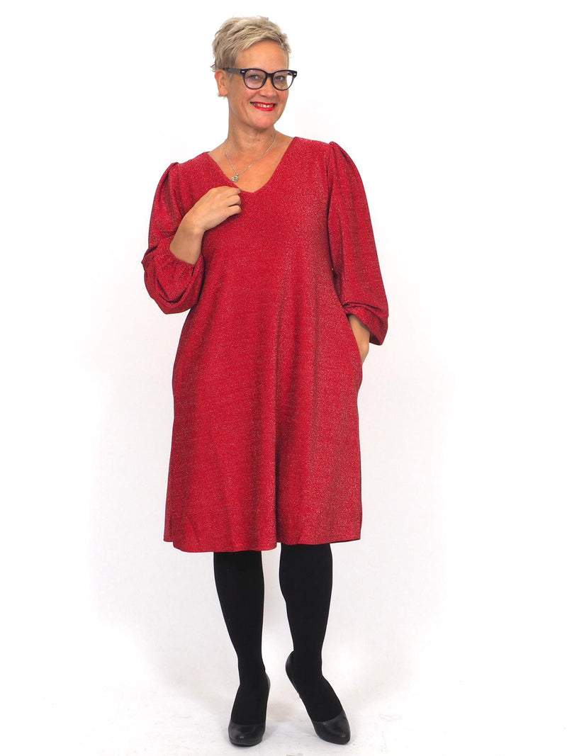 DNY Lurexmekko Punainen