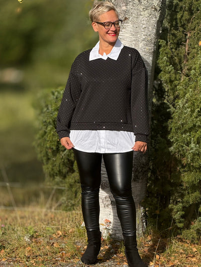 Collegepusero Just Shine Black