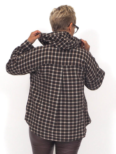 Flanellihuppari Marie Ruskea