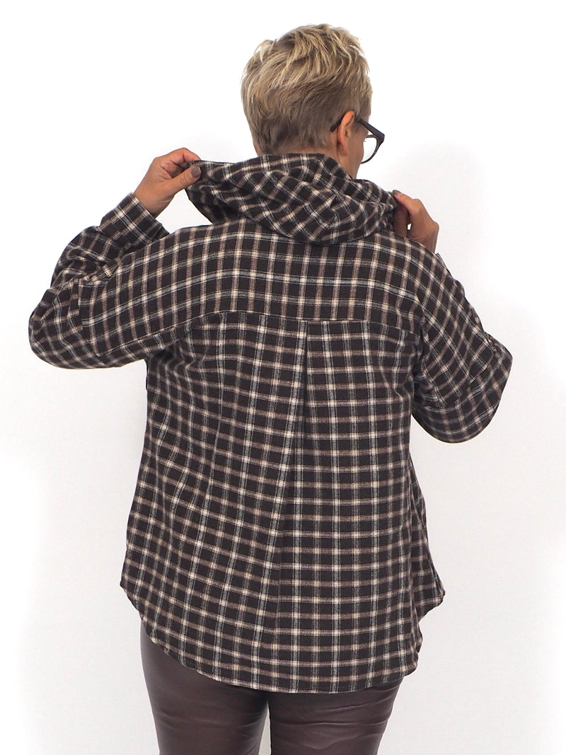 Flanellihuppari Marie Ruskea