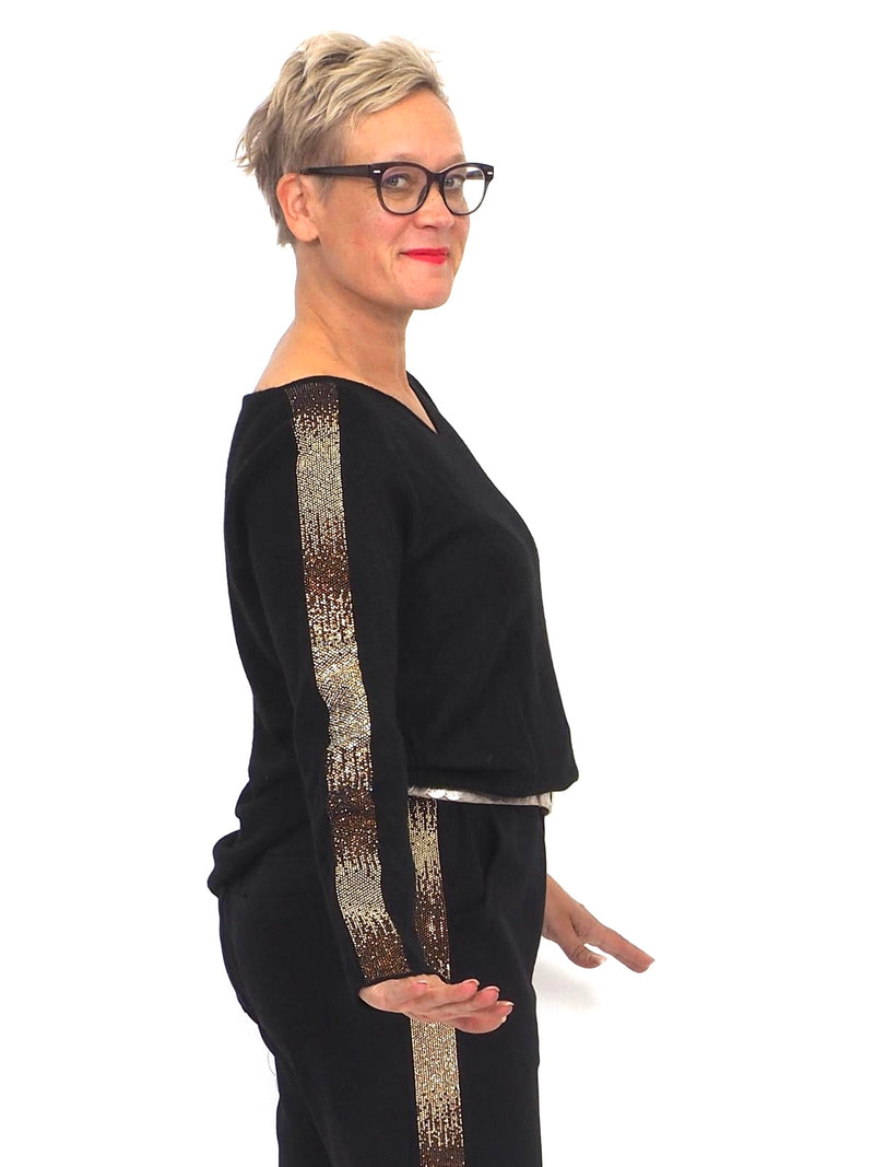 Neulepusero Goldenstrip Musta