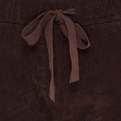 Marta du Chateau vakosamettihousu Pecan ruskea