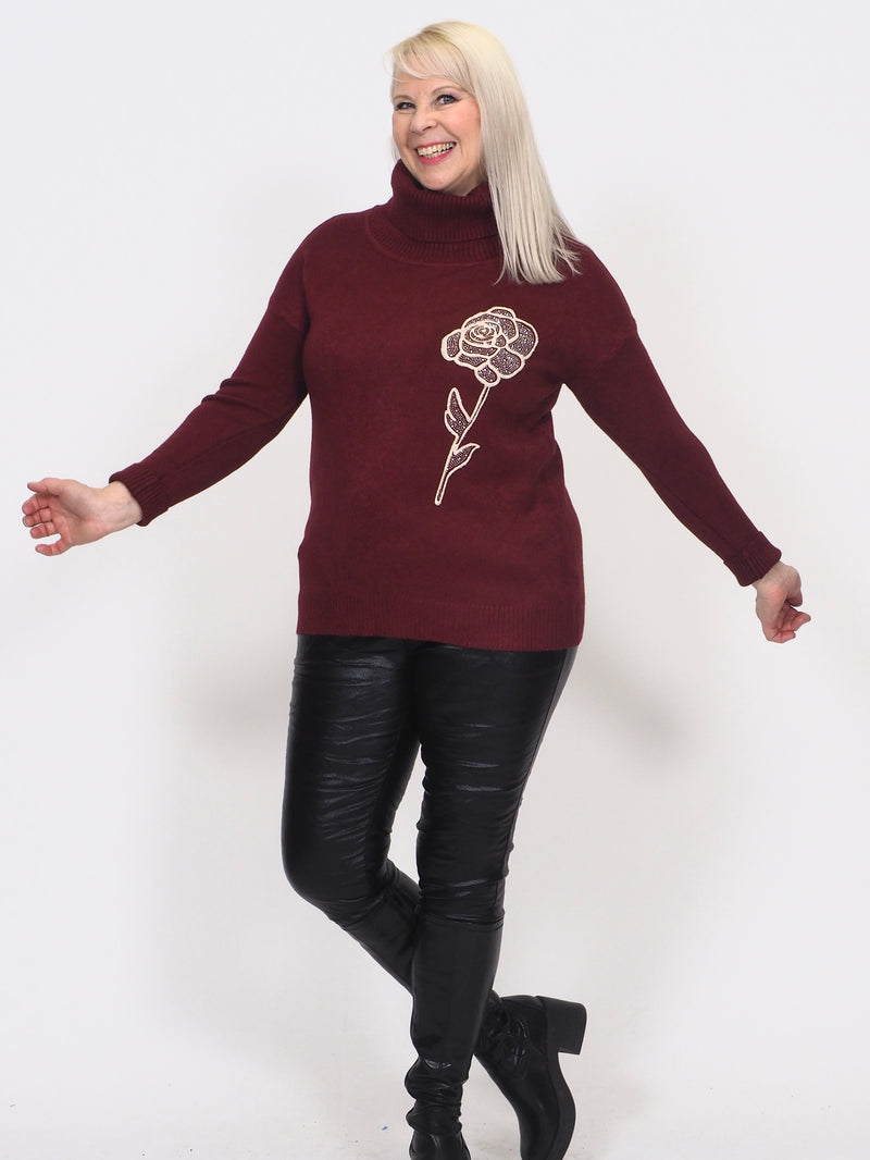 Neulepusero Flower Punainen