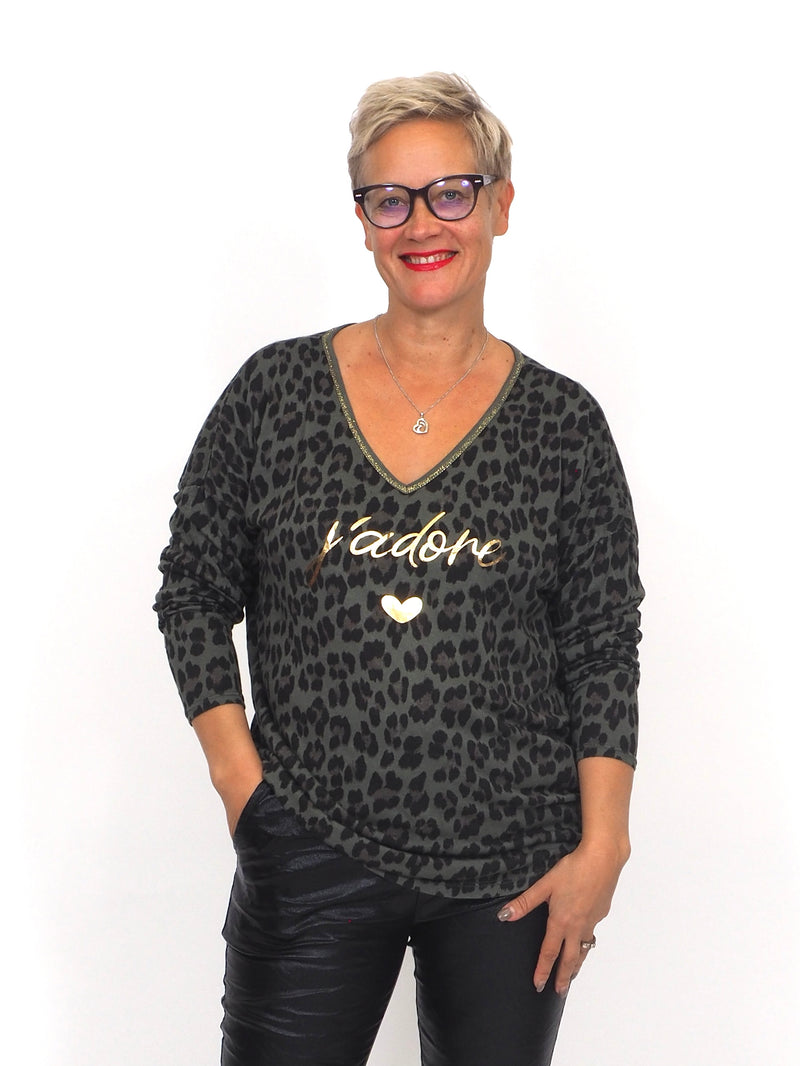 Leopardipusero Jadore Khaki