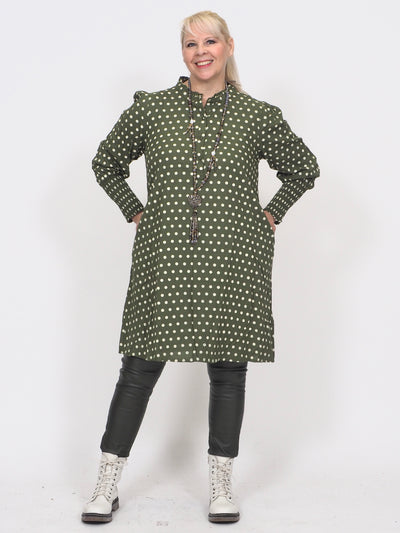 Zeze Viskoositunika Dottie 639 Vihreä