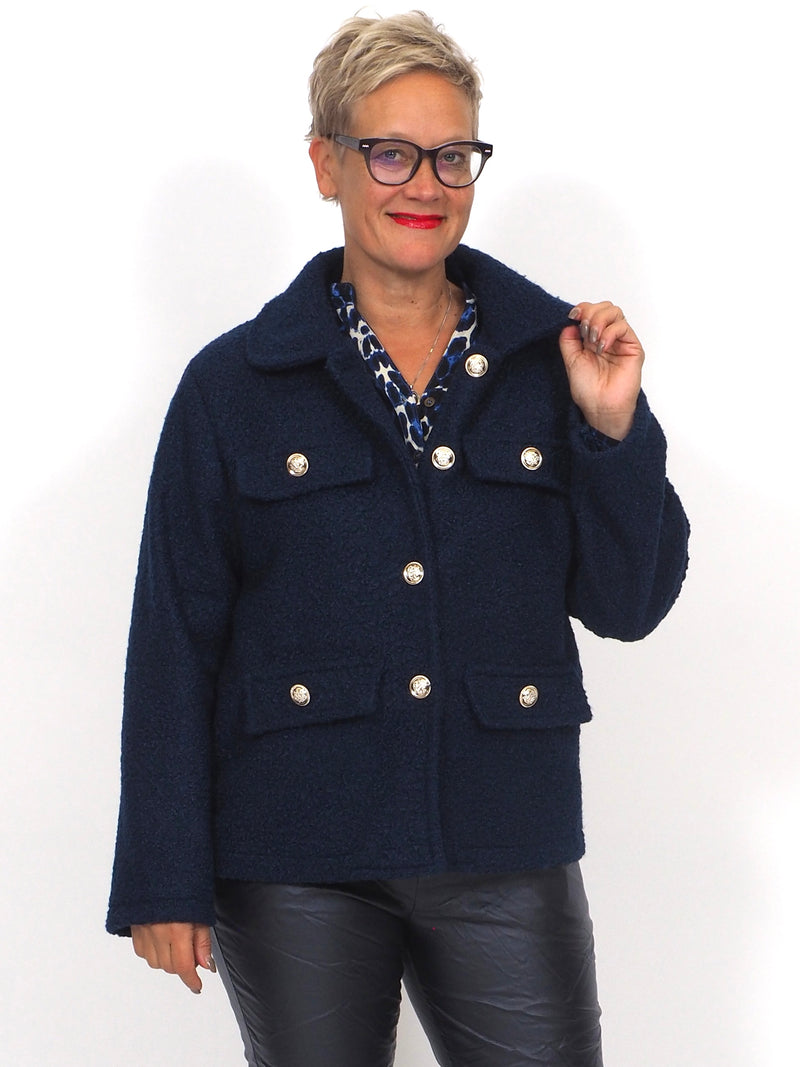 Lyhyt Jakku Napeilla Navy