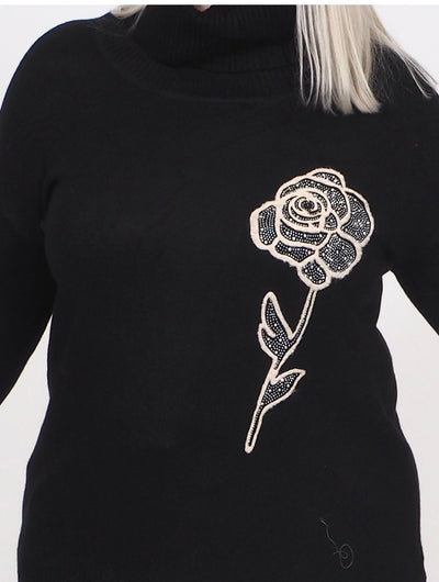 Neulepusero Flower Musta