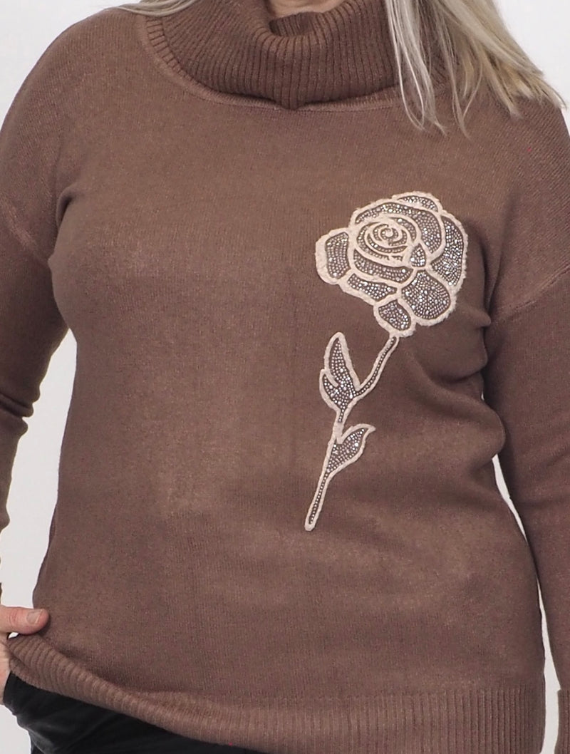 Neulepusero Flower Ruskea