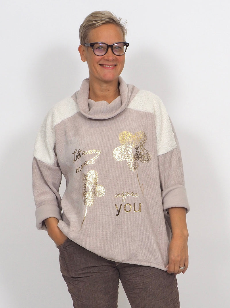 Velourtunika Inspire Hiekka