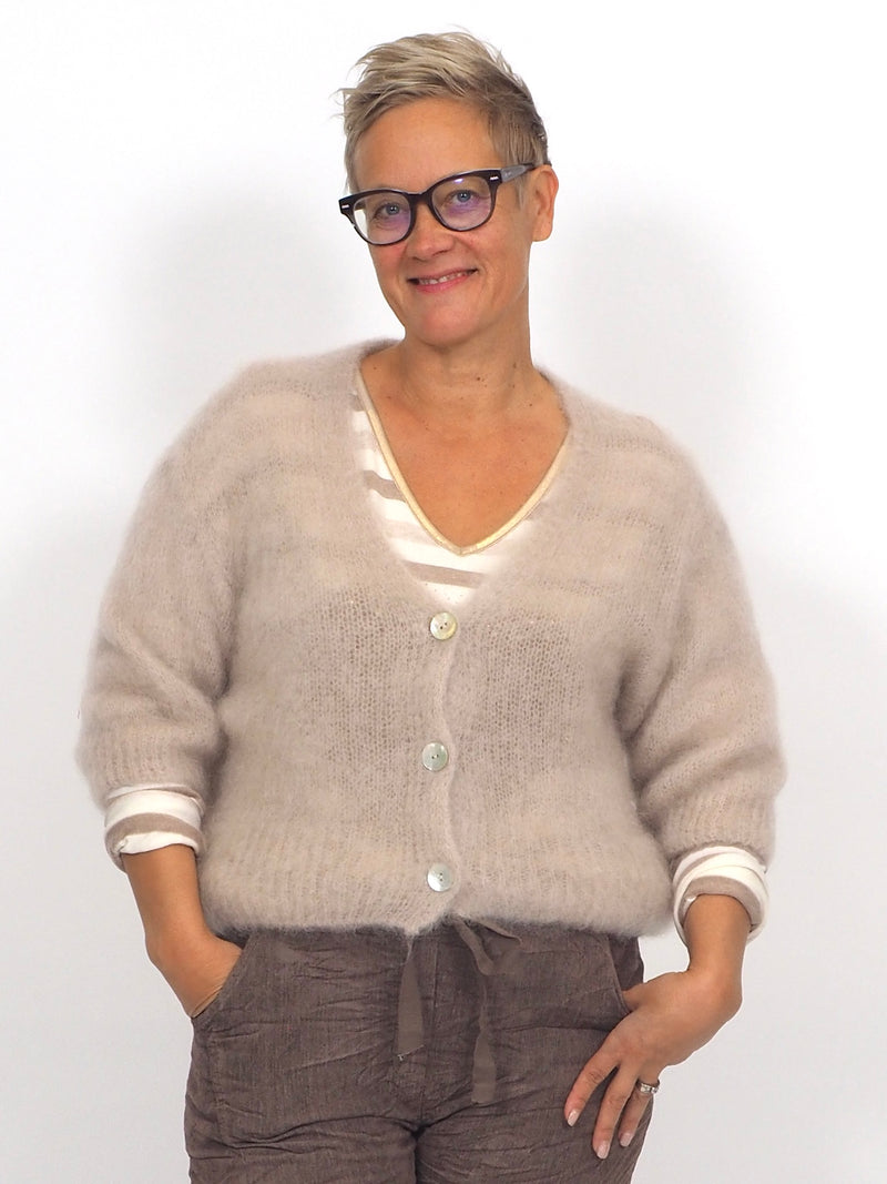 Mohairneuletakki Aurora