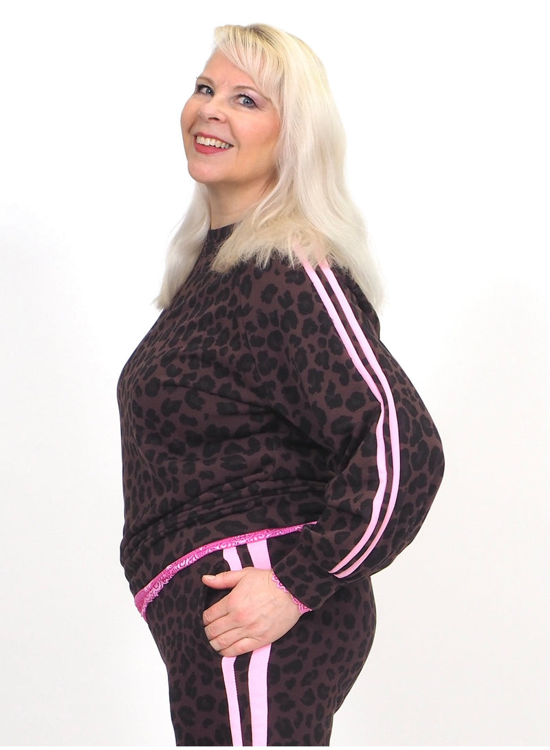 Collegepusero Leo Pink Stripe