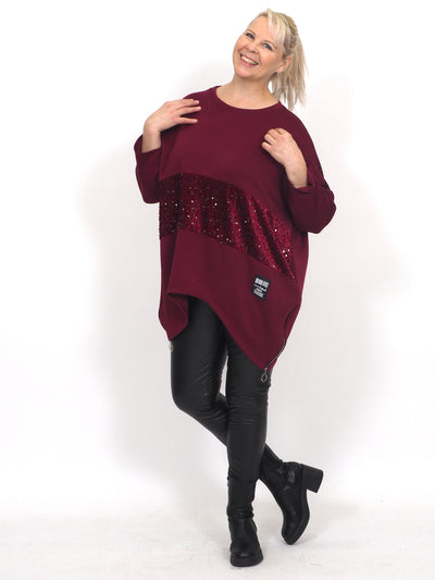 Paljettitunika Pilvi XL