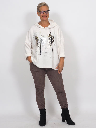 Velourtunika Sulat Valkoinen