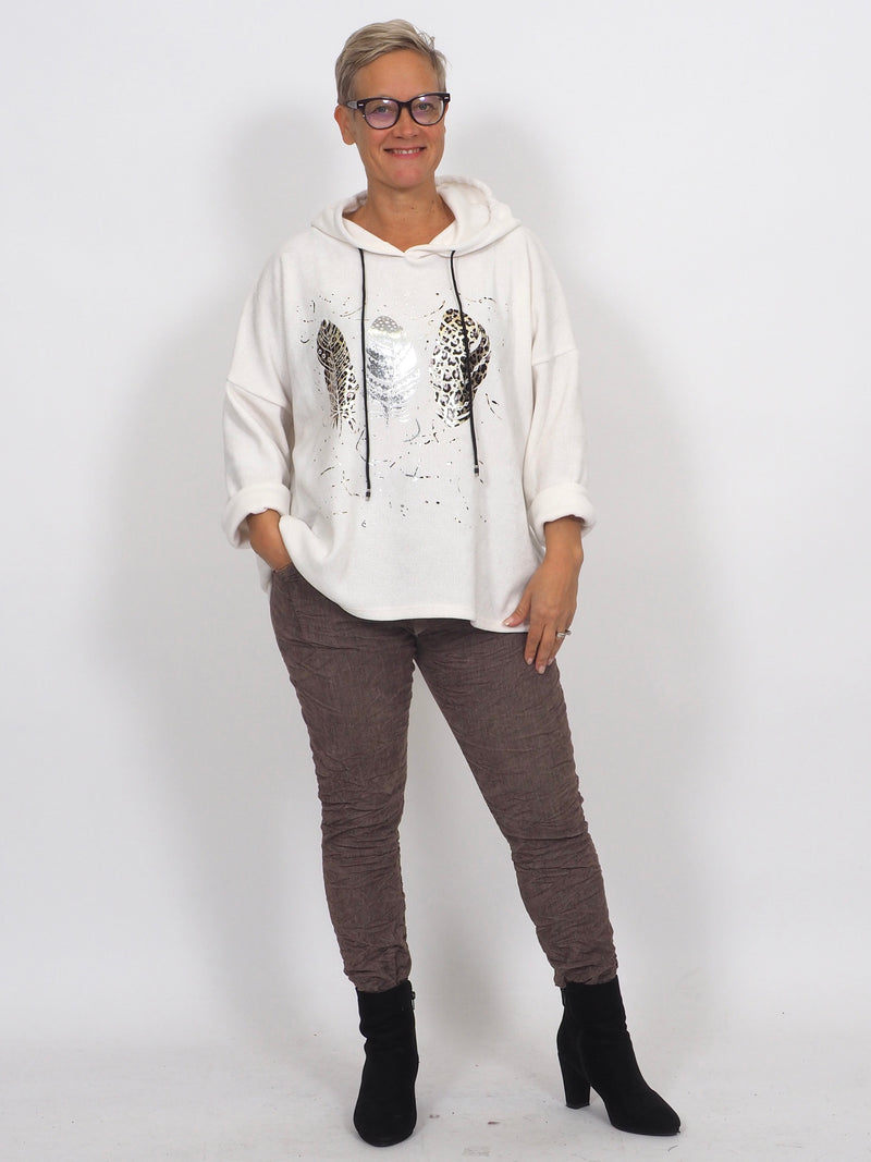 Velourtunika Sulat Valkoinen