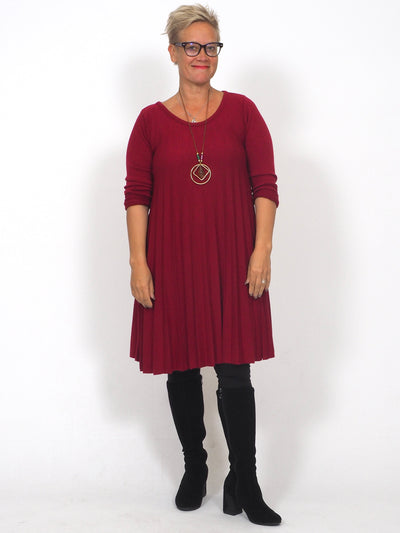 Pliseerineulosmekko Carlotta