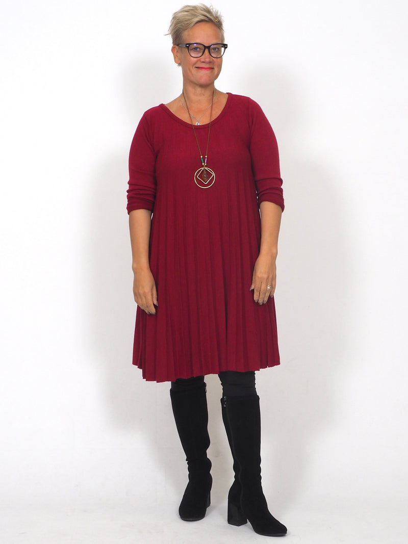 Pliseerineulosmekko Carlotta