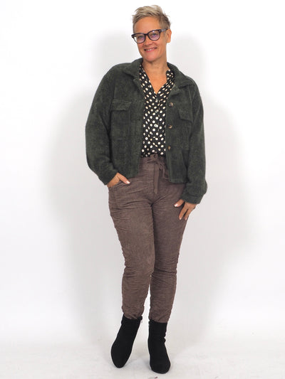 Pehmojakku Nella Vihreä