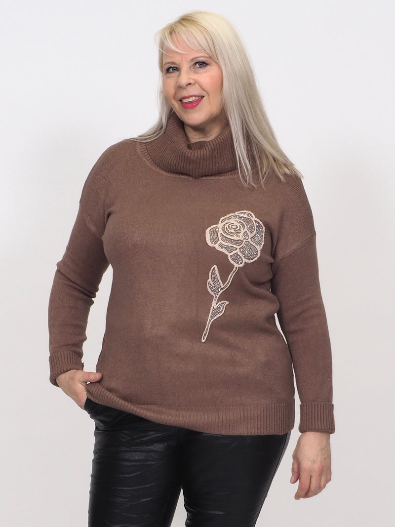 Neulepusero Flower Ruskea