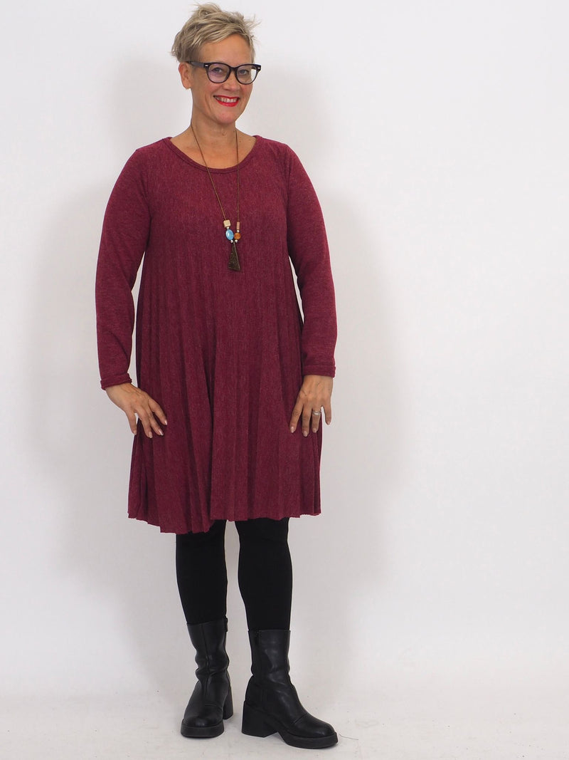 Pliseerineulosmekko Carlotta