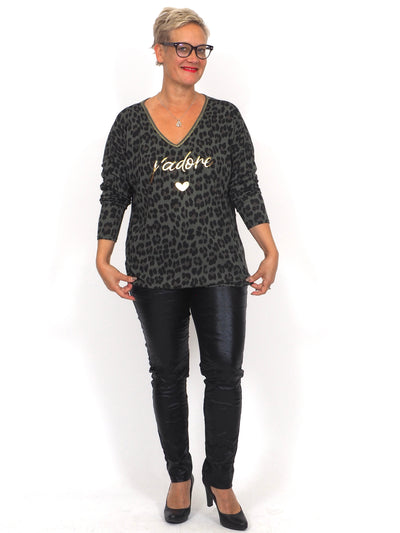 Leopardipusero Jadore Khaki