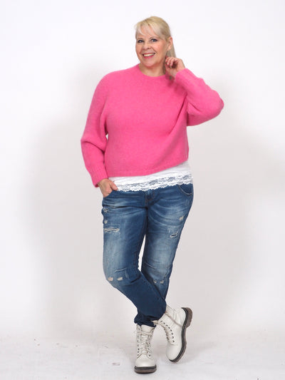 Alpakkaneule Gabriele Pink