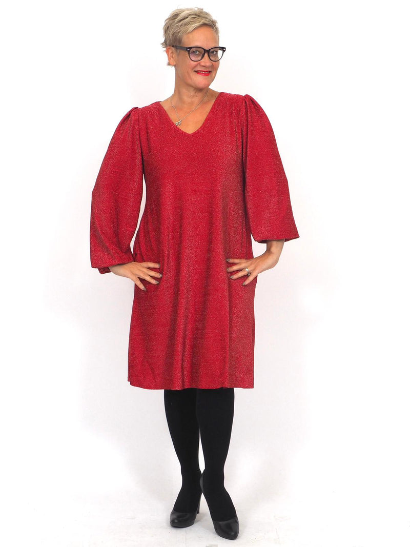 DNY Lurexmekko Punainen
