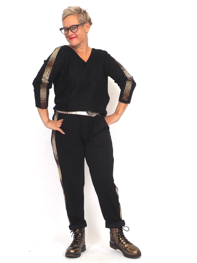 Neulepusero Goldenstrip Musta