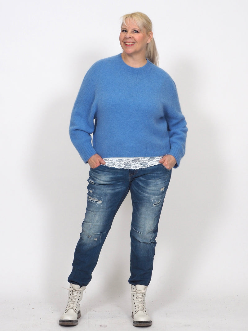 Alpakkaneule Gabriele Blue