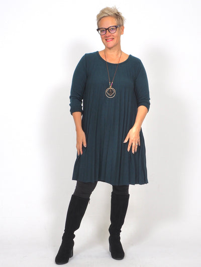 Pliseerineulosmekko Carlotta