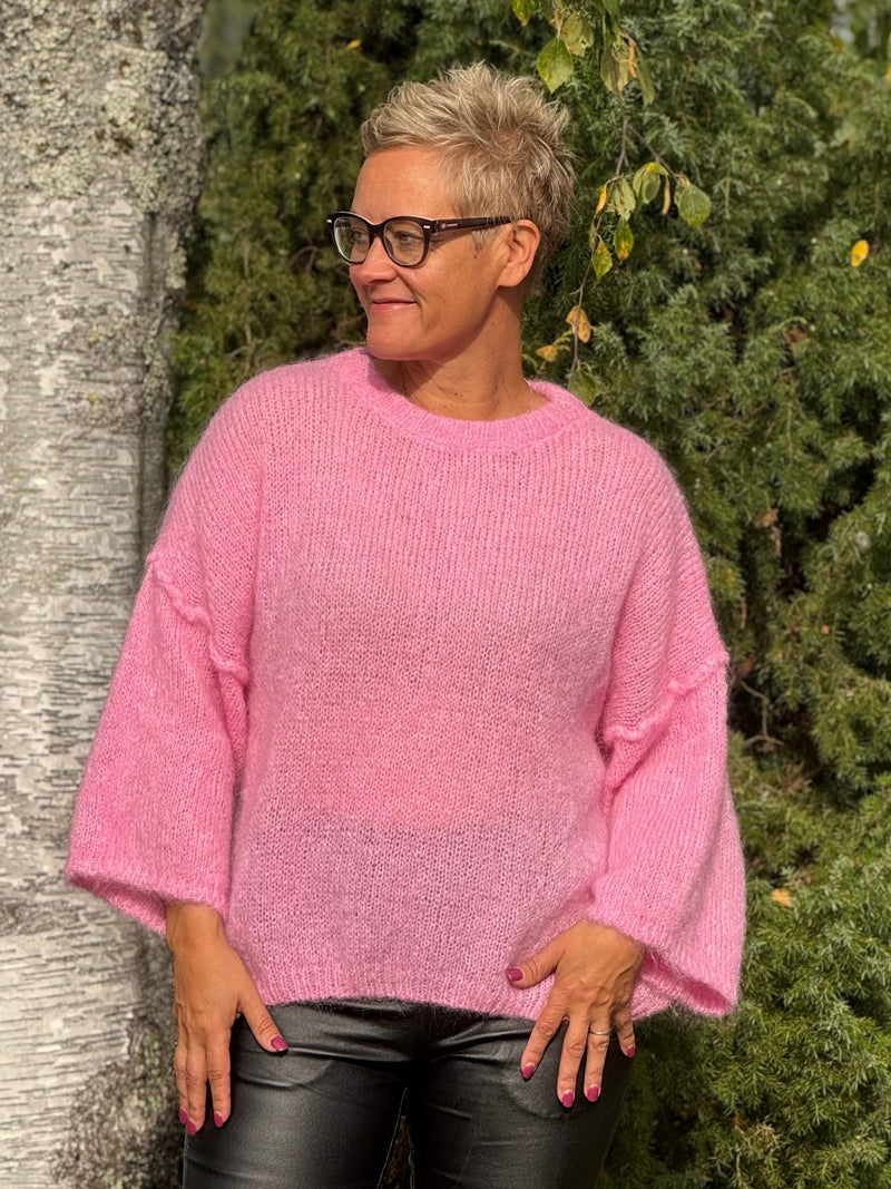 Mohairneule Annilii Pinkki
