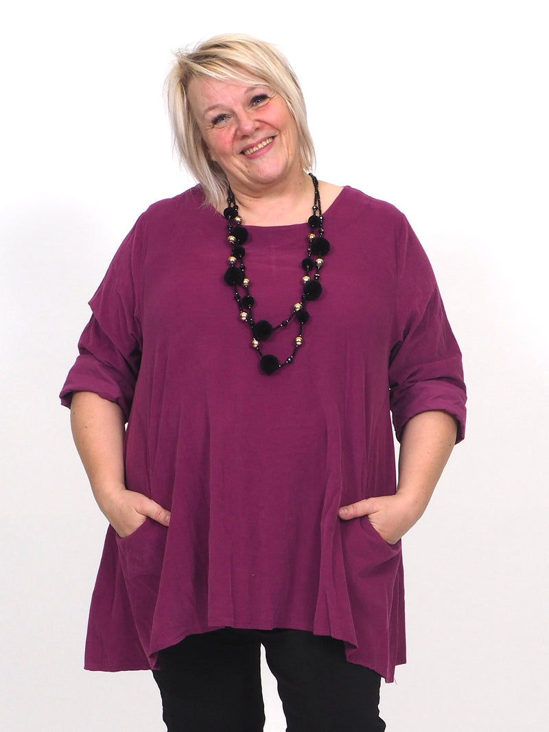 Vakosamettitunika Lindsay XL