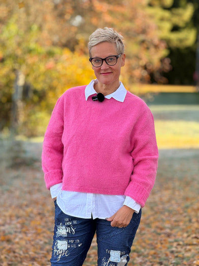 Alpakkaneule Gabriele Pink