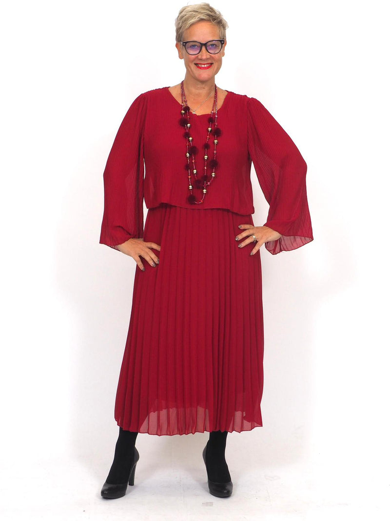 Juhlamekko Chiffon Punainen